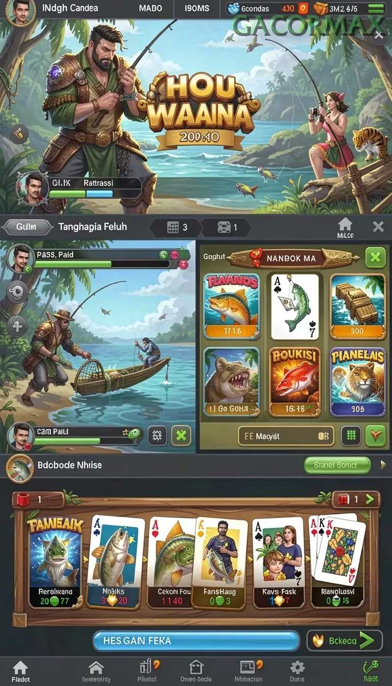 Cuplikan layar GOMU837 — halaman utama