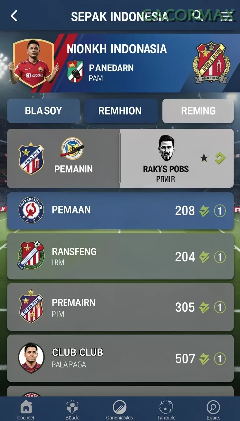 Cuplikan layar BEWOKWIN — menu navigasi